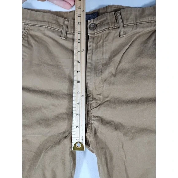 Levis Straight Stretch Chino Pants Mens 36x30 Khaki - Picture 3 of 13